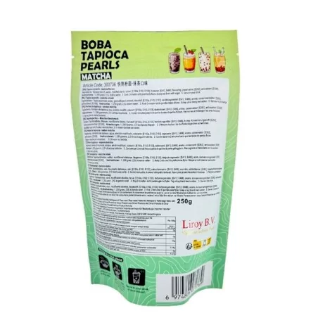 Perle de tapioca saveur matcha 250g Chine