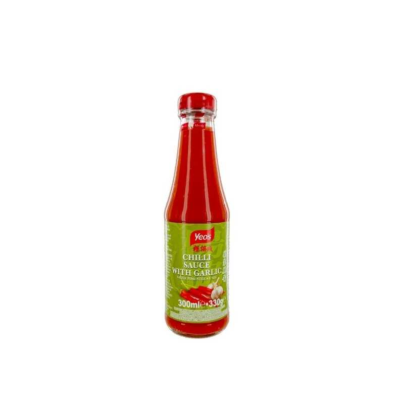 Sauce pimentée à l'ail Yeo's 330g Malaisie