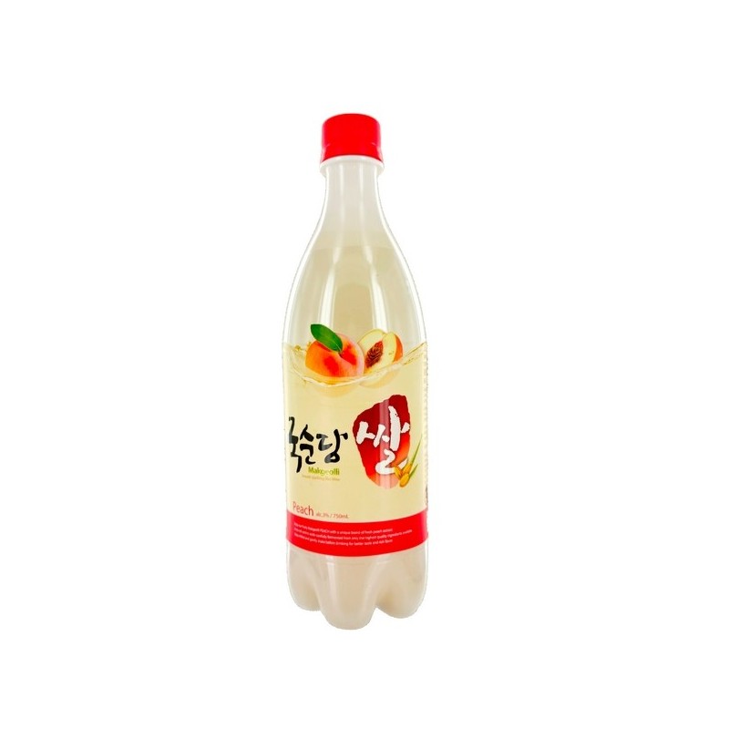 Makkoli alcool de riz petillant saveur peche MAKGEOLI 3% 750ml Corée