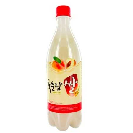 Makkoli alcool de riz petillant saveur peche MAKGEOLI 3% 750ml Corée