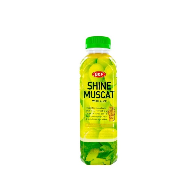 Boisson Aloe vera raisin OKF 500ml Corée du Sud