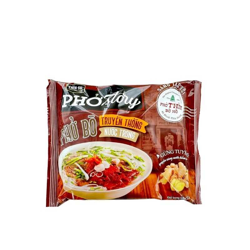 Soupe vermicelle Pho Story saveur boeuf CHINSU 72g Vietnam Soupe vermicelle Pho Story saveur boeuf CHINSU 72g Vietnam