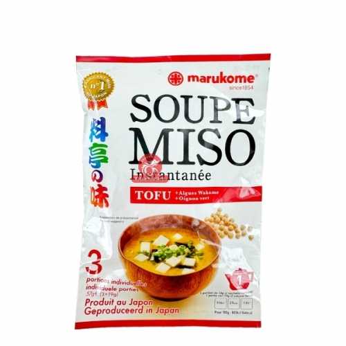 Soupe miso tofu MARUKOHOME 57g Japon
