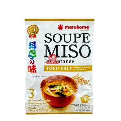 Soupe miso tofu frite MARUKOHOME 57g Japon
