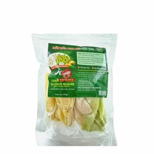Chair du noix de coco glacée pandan ou durian BEN TRE 300g Vietna