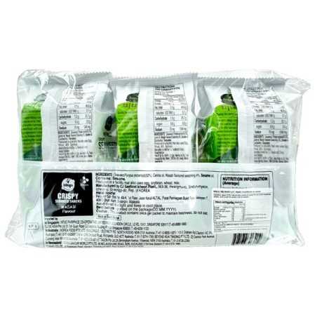 Algues croustillantes au wasabi BIBIGO 3x5g Corée du Su