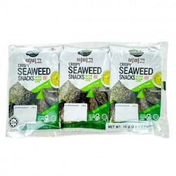 Algues croustillantes au wasabi BIBIGO 3x5g Corée du Su