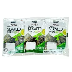 Algues croustillantes au wasabi BIBIGO 3x5g Corée du Su