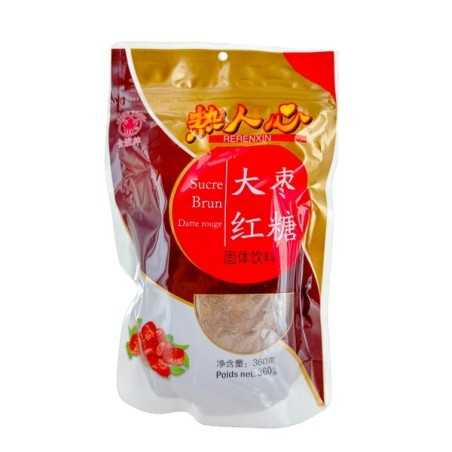 Sucre brun datte rouge FINE TONIC 400g Chine