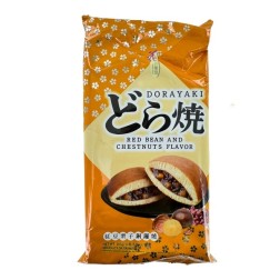 Gâteau Dorayaki haricot rouge et marron 165g Taiwa