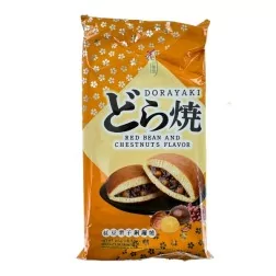 Gâteau Dorayaki haricot rouge et marron 165g Taiwa