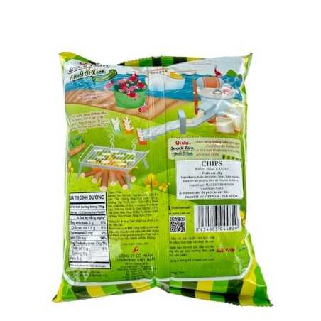 Chips Snack OISHI crevette piment vert 35g Vietnam