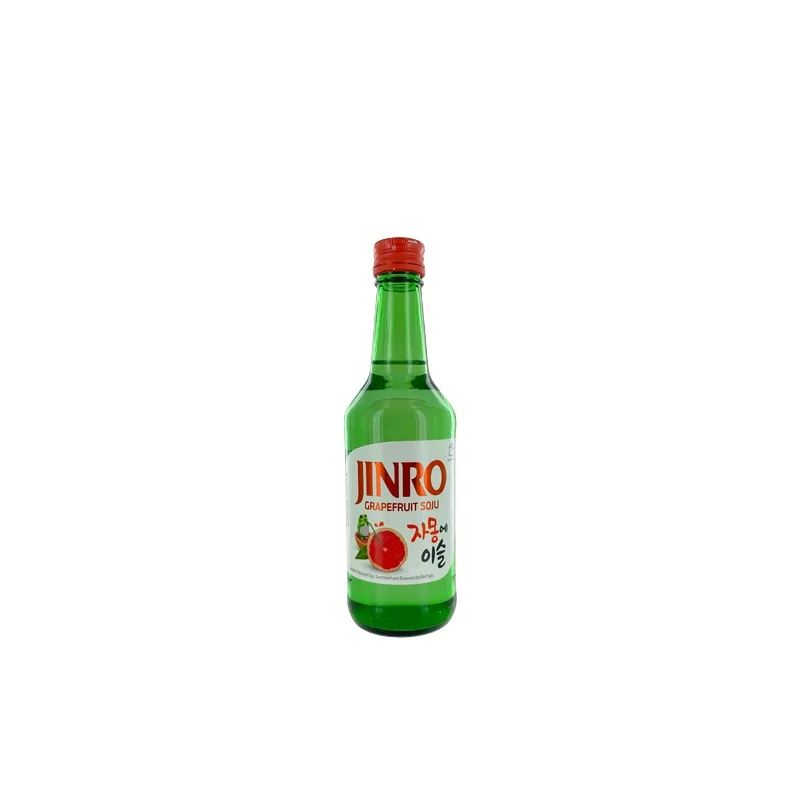 Sake Chamisul Soju Palmplemousse JINRU 360ml 12° Korea