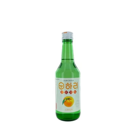 Chamisul soju citron yuzu 350ml 12° Coréé