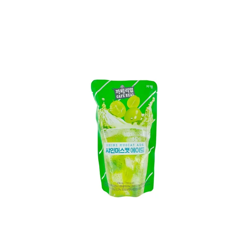 Boisson raisin Shine muscat ADE CAFE REAL 230ml Corée Boisson raisin Shine muscat ADE CAFE REAL 230ml Corée