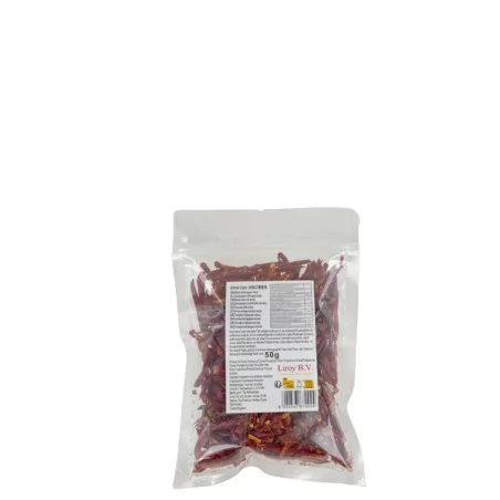 Piment filaments  séché 50g Chine
