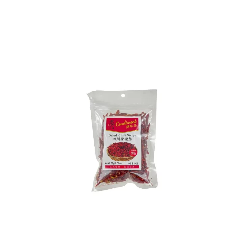 Piment filaments séché 50g Chine Piment filaments séché 50g Chine