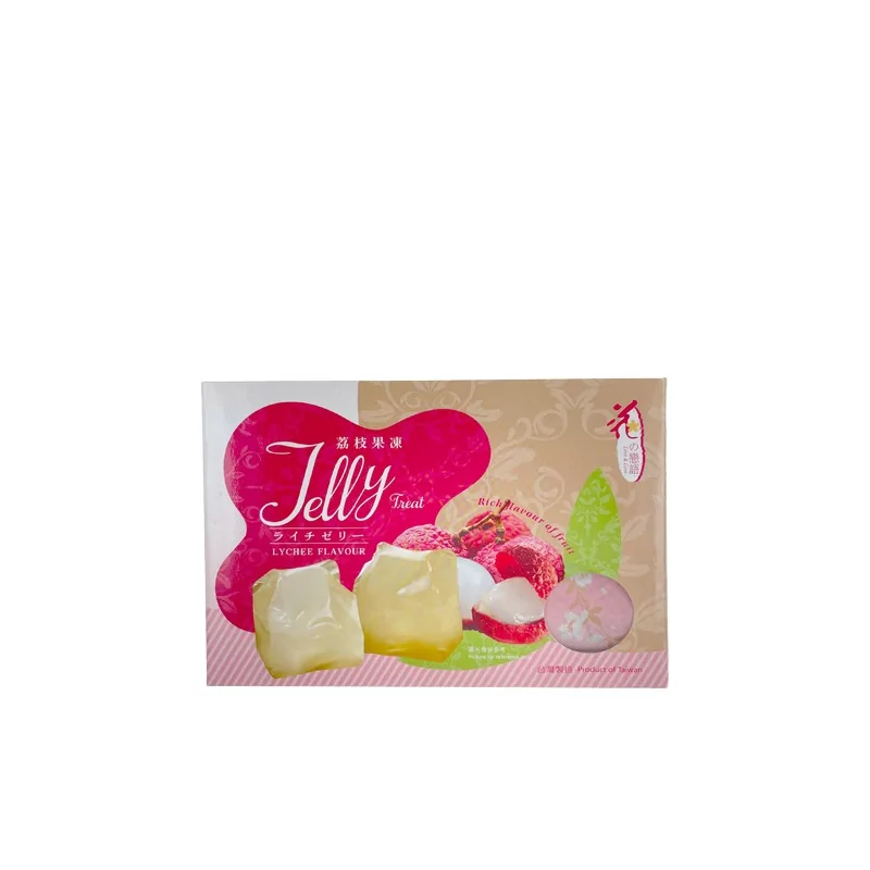 Gelée Jelly de fruits saveur litchi JELLY TREAT 200g Taiwan Gelée Jelly de fruits saveur litchi JELLY TREAT 200g Taiwan