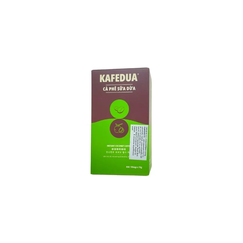Café soluble saveur lait de coco KAFEDUA 160g Vietnam Café soluble saveur lait de coco KAFEDUA 160g Vietnam