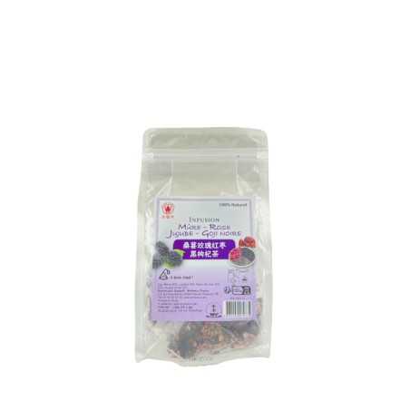 Infusion Mûre-Rose-Jujube-Goji noire FINE TONIC 120g Chine