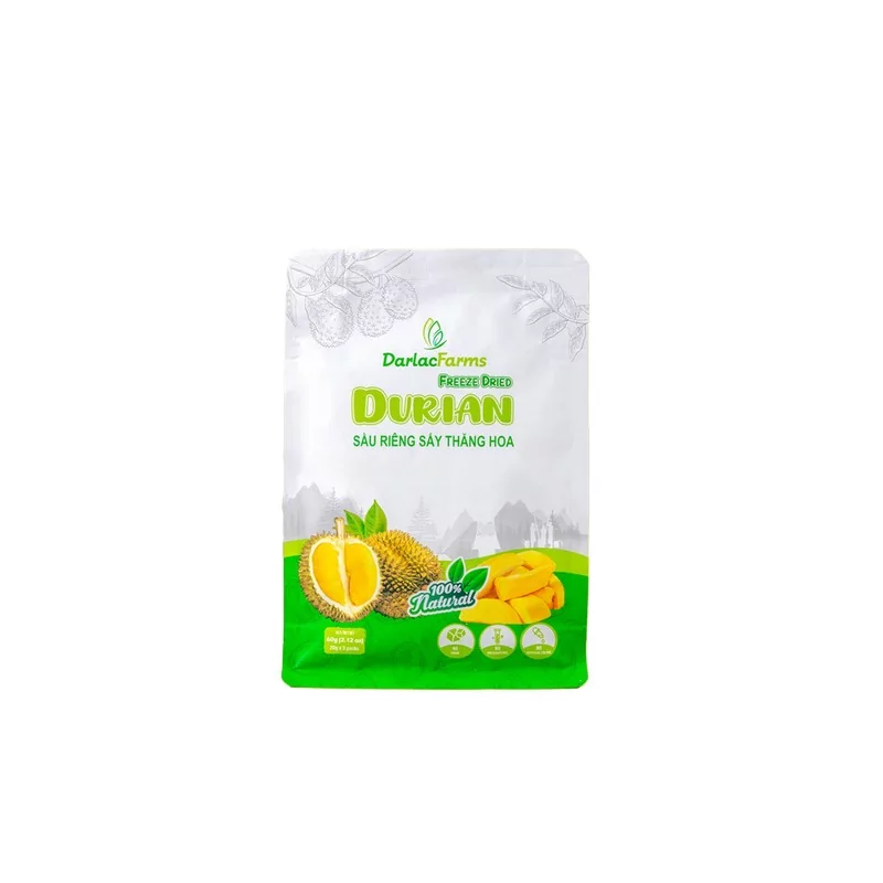 Chips de durian lyophilisés Sau Rieng Say 57g Vietnam