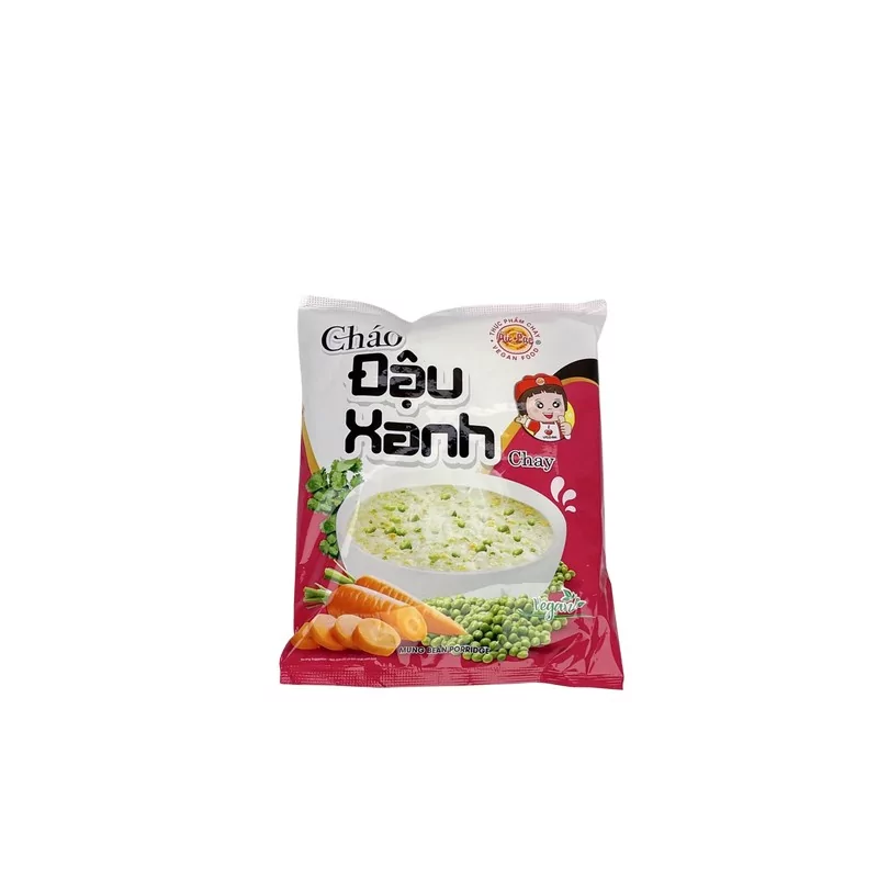 Soupe de riz haricot mungo végétarienne Au Lac 46g Vietnam Soupe de riz haricot mungo végétarienne Au Lac 46g Vietnam