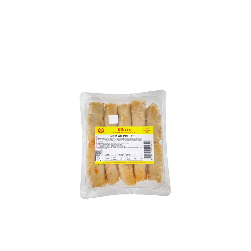 Nems au poulet 10 pièces EURASIE FRERES 350g France - FRAIS