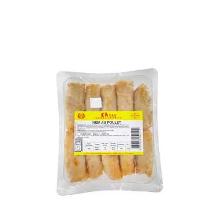 Nems au poulet 10 pièces EURASIE FRERES 350g France - FRAIS