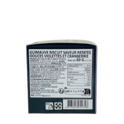 Guimauve biscuit saveur patates douces violets et cranberrie TAIWAN VILLAGE 60g Taiwan
