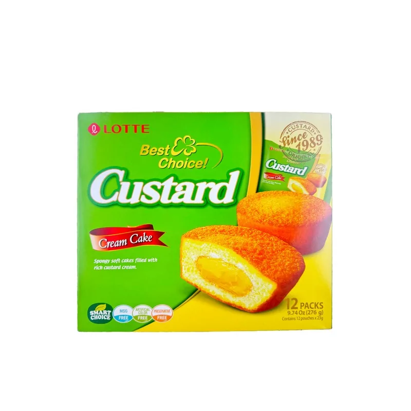 Gateau custard LOTTE 276g Corée