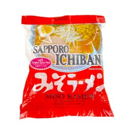 Soupe nouille soja ramen Miso SAPPORO ICHIBAN 101g Etats-Unis