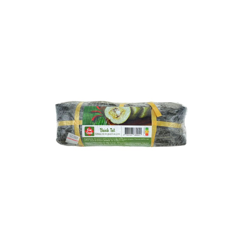 Gateau Riz Gluant Soja Porc Banh Tet KIM OANH 750g France - FRAIS