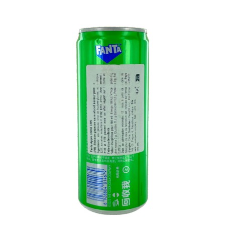 Boisson Fanta pomme COCA COLA 330ml Chine