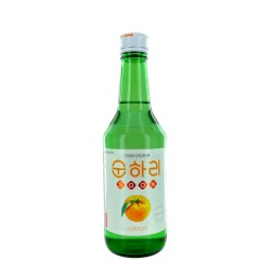 Saké Chamisul soju citron yuzu 350ml 12° Corée