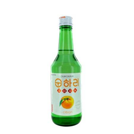 Sake Chamisul soju limón yuzu 350ml 12 ° coreano