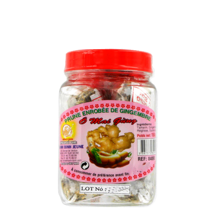 Prune enrobée gingembre DRAGON OR 150g Vietnam