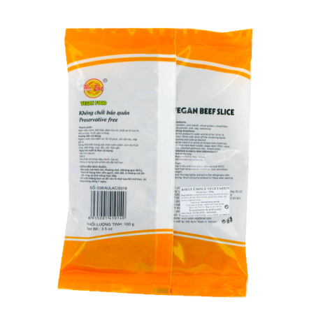 Préparation végétarien Boeuf Emincé Bo Lat Chay AN NHIEN 100g Vietnam