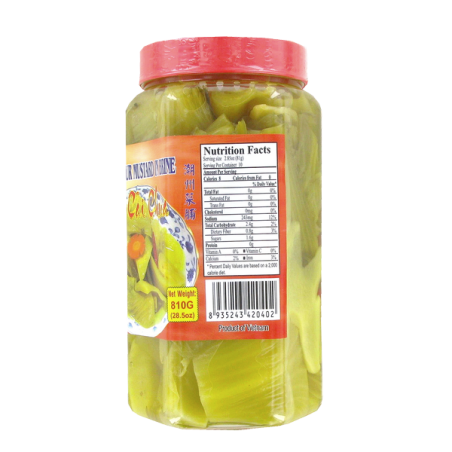 Hoja de mostaza, sal 810g Vietnam