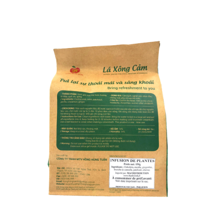 Infusion plante pour sauna HONG HUNG TUAN 150g Vietnam