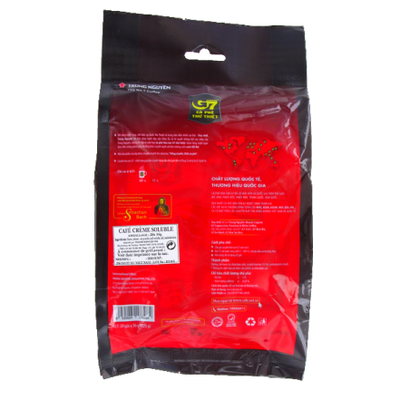 Café crème löslich 3-in-1-G7-TRUNG NGUYEN-320g Vietnam