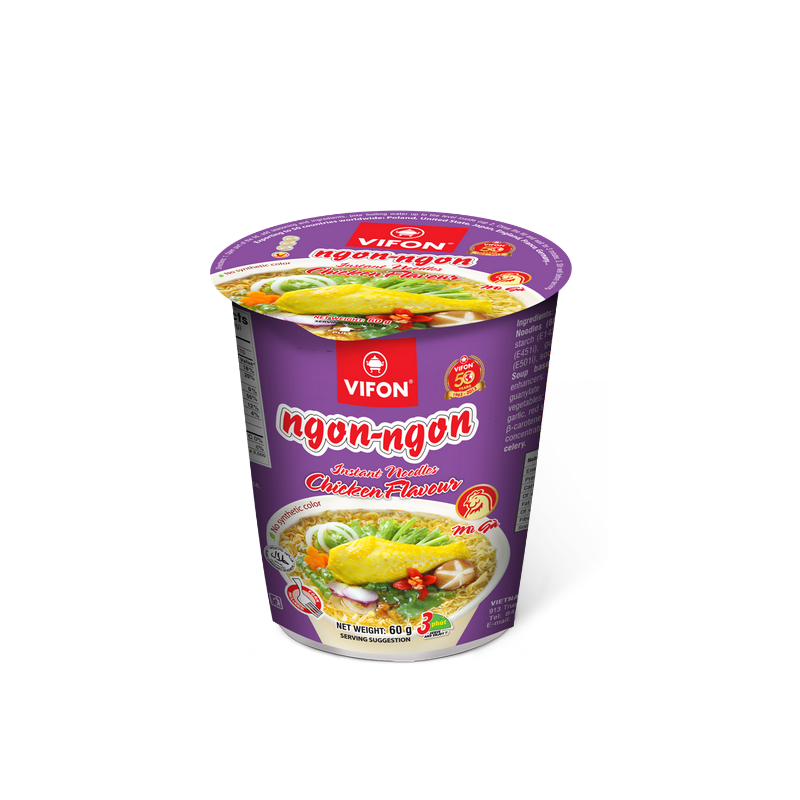 Soupe nouille poulet Bol NGON NGON VIFON 60g Vietnam