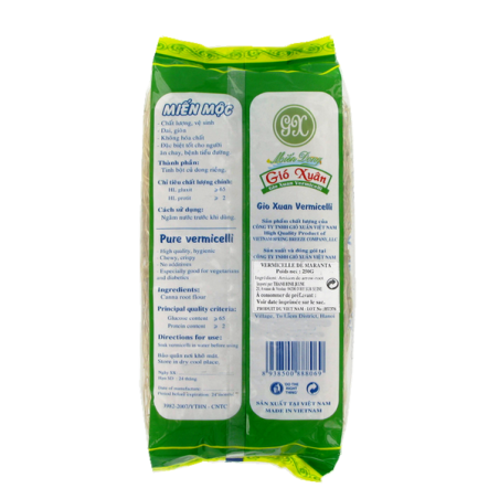 Vermicelle de maranta Mien Dong GIO XUAN 250g Vietnam