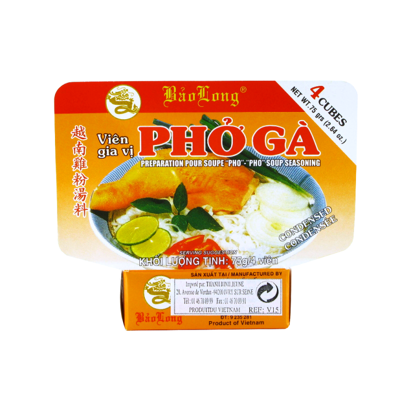 Cube pho poulet BAO LONG 75g Vietnam