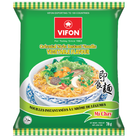Zuppa di noodle vegetariano VIFON cartone 30x70g Vietnam