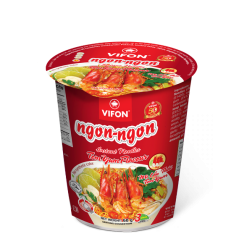 Soup Noodle Lau Thai Tom Yum Bowl NGON NGON VIFON cardboard 24x60g Vietnam