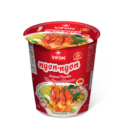 Soupe Nouille Lau Thai Tom Yum Bol NGON NGON VIFON Carton 24x60g Vietnam