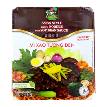Nouille Ramen sauté sauce soja noir Jjajang bol VIET CUISINE 90g Vietnam