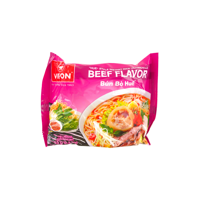 Soupe vermicelle instantanée Boeuf Bun Bo Hue VIFON 65g