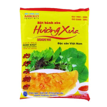La harina de panqueques banh xeo huong xua MIKKO 500g de Vietnam
