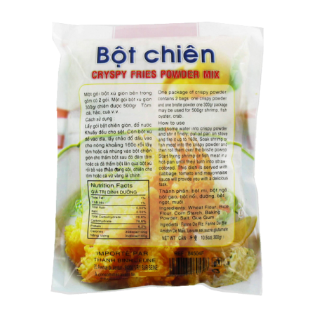 Farine chapelure tempura DRAGON OR 300g Vietnam